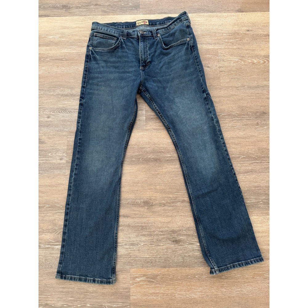 Wrangler 20X Style 42 Vintage Boot Mens Jeans Blue Medium Wash Denim 34x32